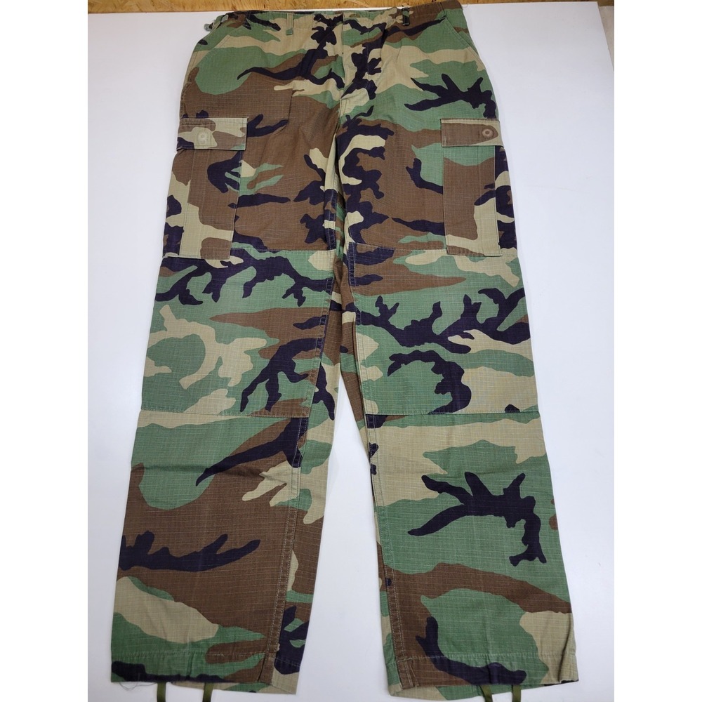 USGI BDU Woodland Camo Pants Medium Regular 1996 Hot Weather Ripstop Military